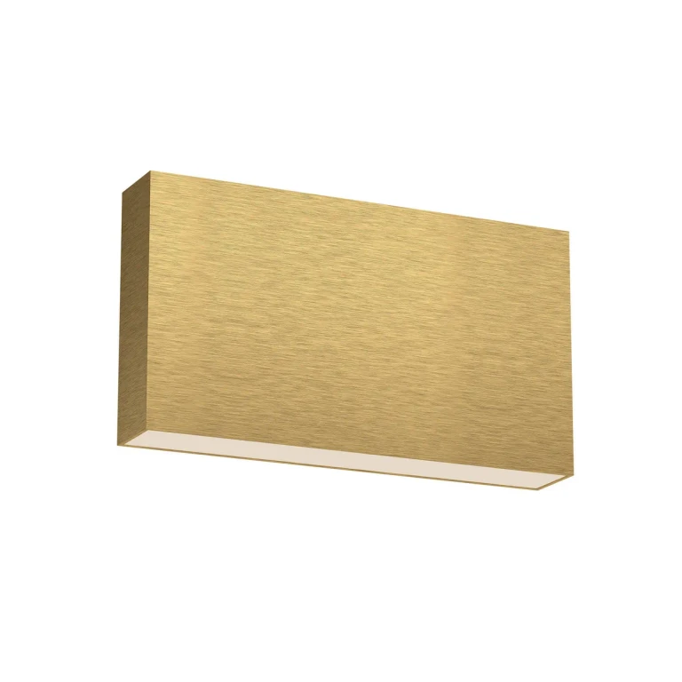 Brushed Gold LED Wall Sconce from the Mica Collection