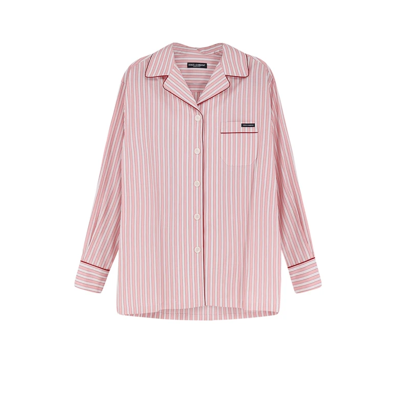 Dolce & Gabbana Shirts Rigato Cotone Seta - Women