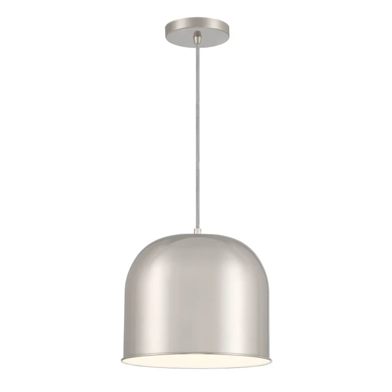 Brushed Nickel Hanging Lantern from the Vantage Pendants Collection