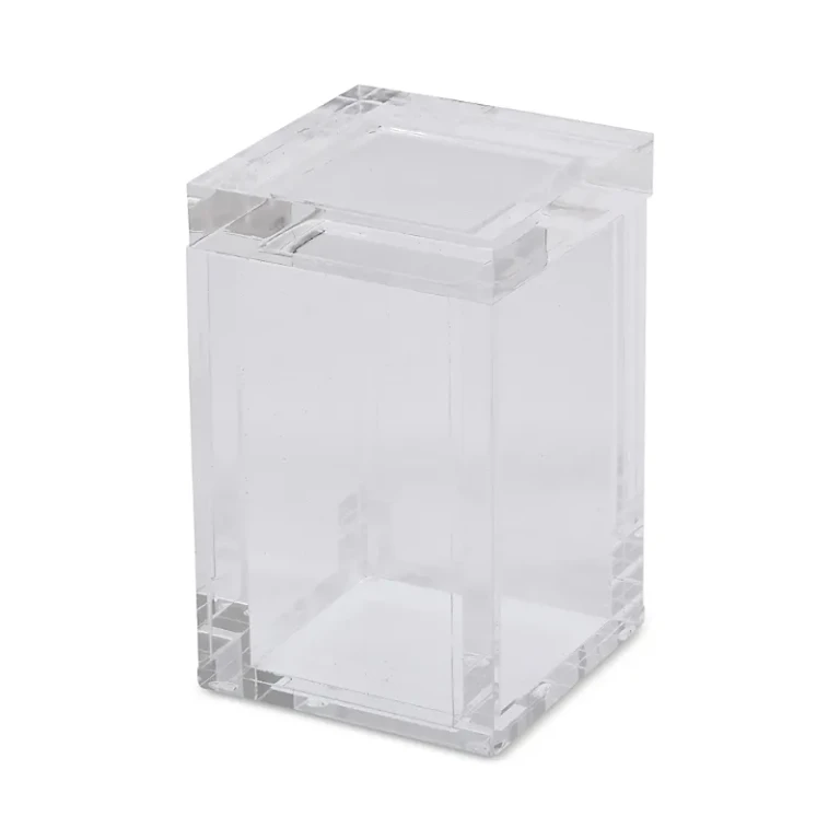 Tizo Lucite Canister Box, Clear