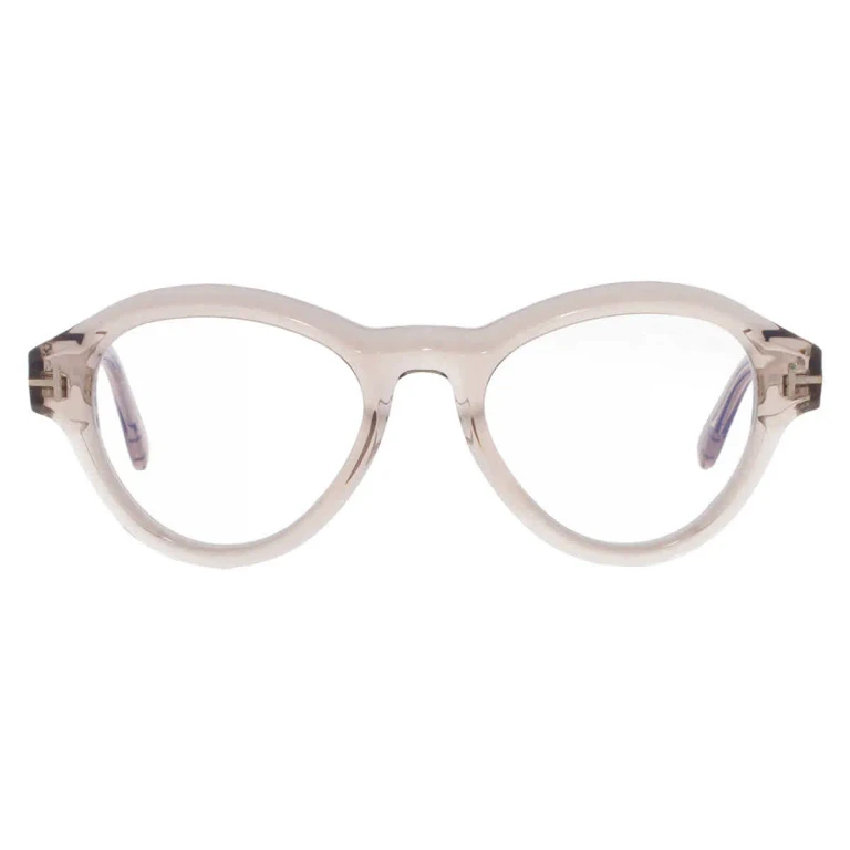 Tom Ford Blue Light Block Geometric Mens Eyeglasses FT5962-B 045 50