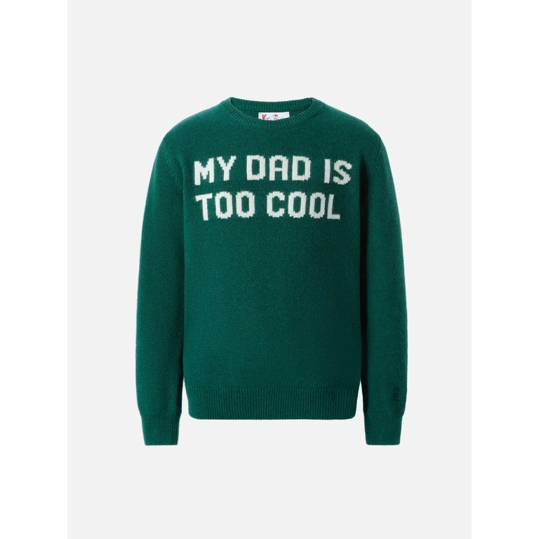 Mc2 Saint Barth Green Sweater Douglas With My Dad Is Too Cool Jacquard