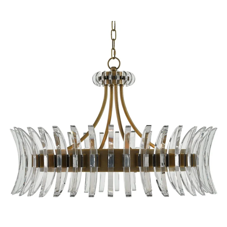 Antique Brass Chandelier from the Coquette Collection