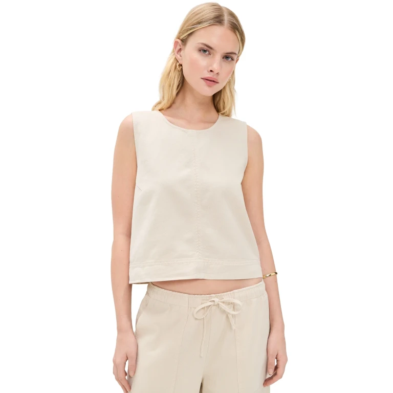 Z Supply Sun Seeker Tank Parchment L