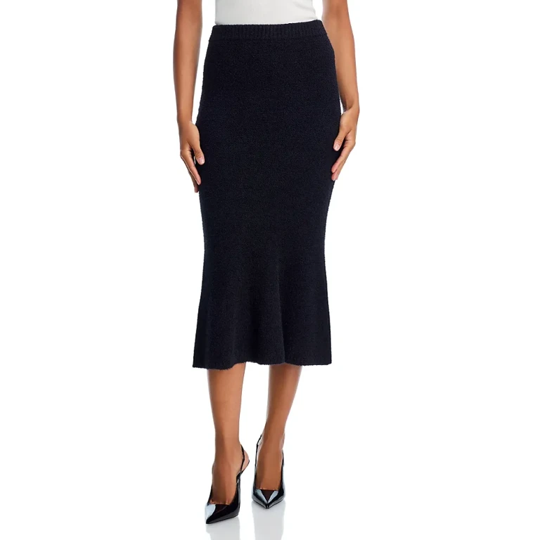 L'Agence Salem Knit Flare Skirt