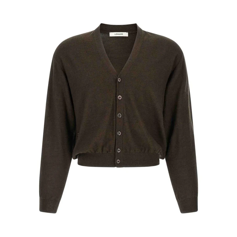 Cardigan con bottoni e scollo a V Lemaire