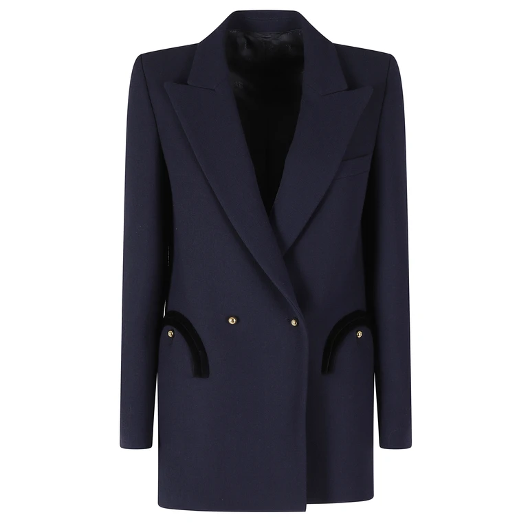 Blaze` Milano Resolute Everyday Blazer Blue Virgin Wool Giacca - Women