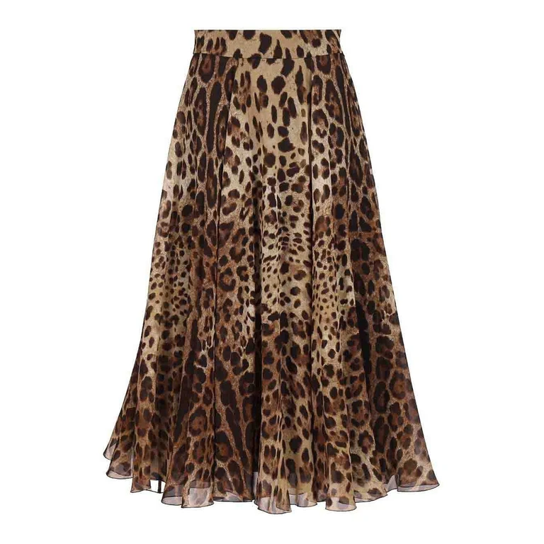 Dolce & Gabbana Jupe Midi - Imprimé Animal