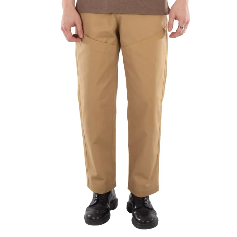 OAMC Mens Beige Shasta Straight-Leg Cotton Trousers