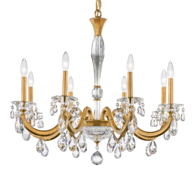 San Marco 8-Light Chandelier in Black