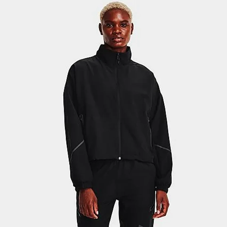 Under Armour Women's Unstoppable Full-Zip Jacket in Black Size: XS