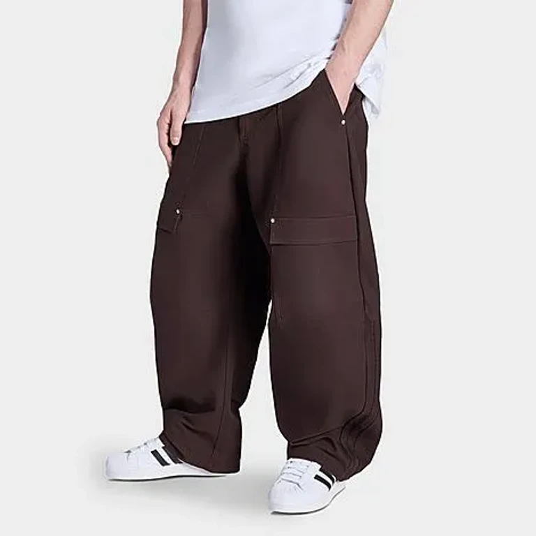 adidas Men's Originals Canvas Cargo Work Pants in Aurora Coffee Size: 30