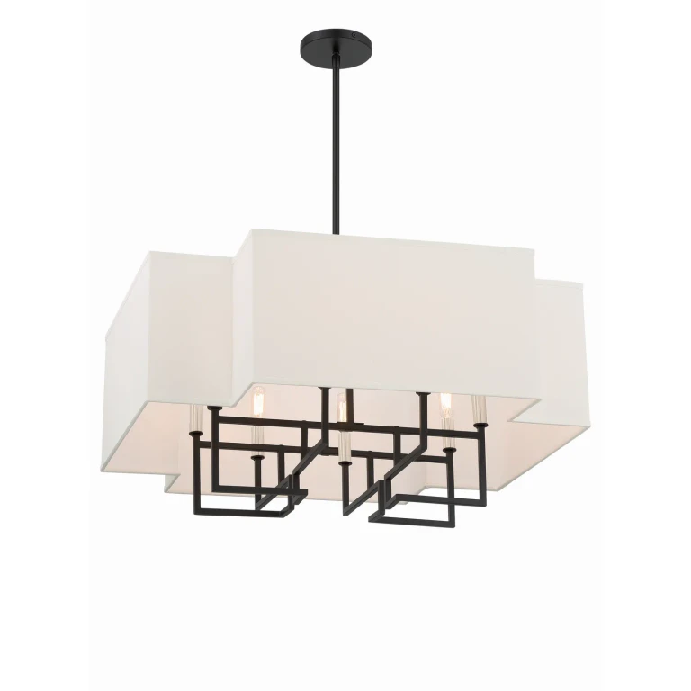 Coal Polished Nickel Highlig Pendant from the Upham Estates Collection