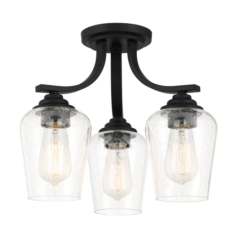 Shyloh 3-Light Ceiling Light in Coal