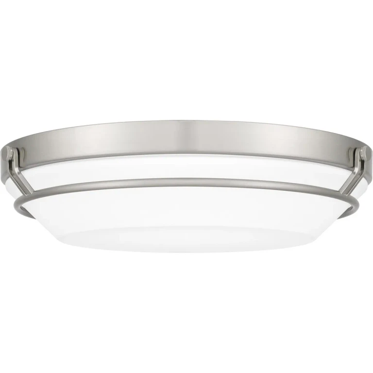 Brushed Nickel LED Flush Mount from the Dunbar Collection
