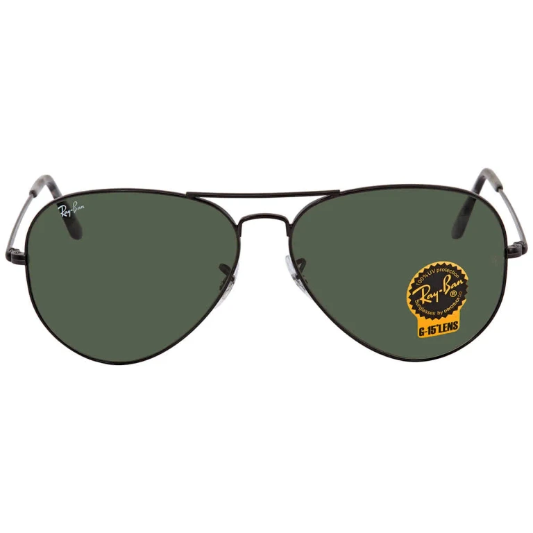 Ray Ban Aviator Metal II G-15 Green Aviator Unisex Sunglasses RB3689 914831 62