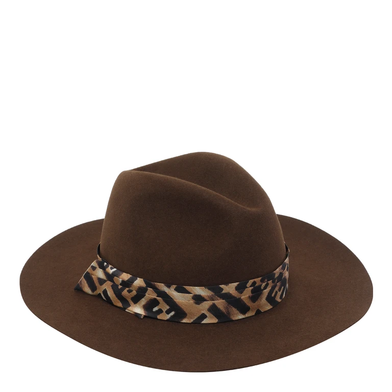 Fendi Leo Print Hat