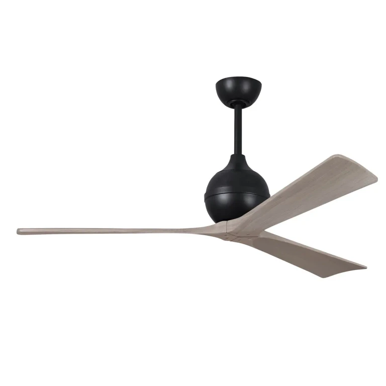 Matte Black 60" Ceiling Fan from the Irene-3 Collection