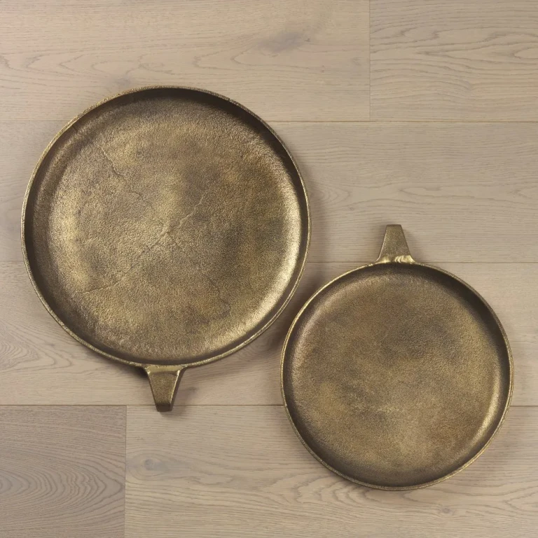 Marlowe Large Antiqued Gold Tray