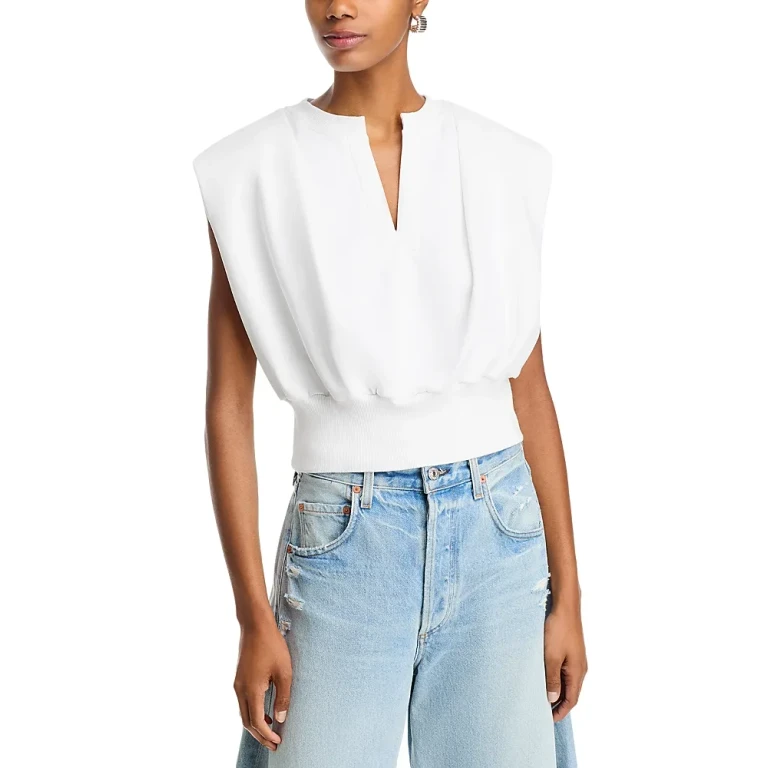 3.1 Phillip Lim Sleeveless French Terry Top