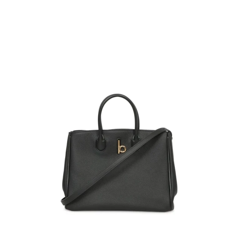 Black Leather Small Rocking Horse Handbag
