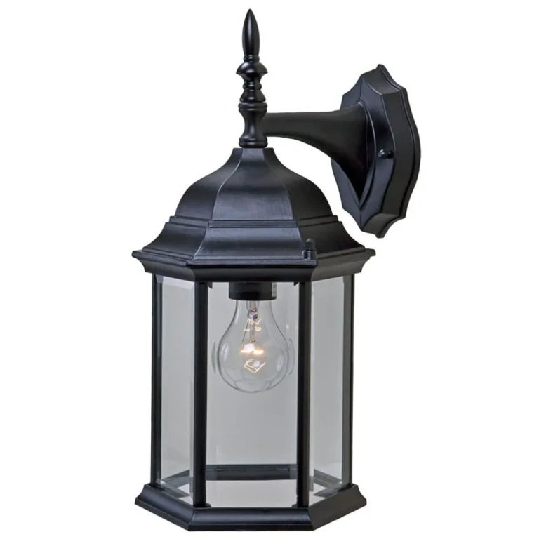 Matte Black One Light Wall Sconce from the Craftsman 2 Collection