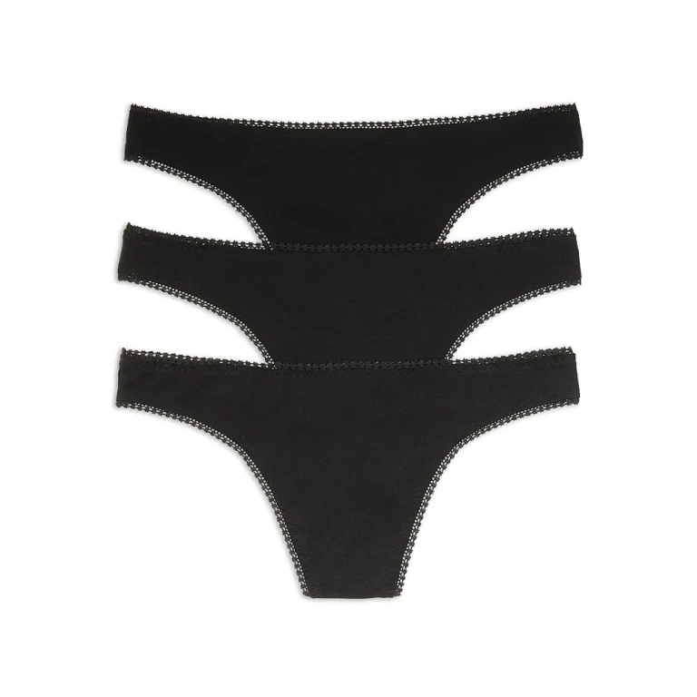 On Gossamer Cabana Cotton Blend Hip-g Thongs, Set of 3
