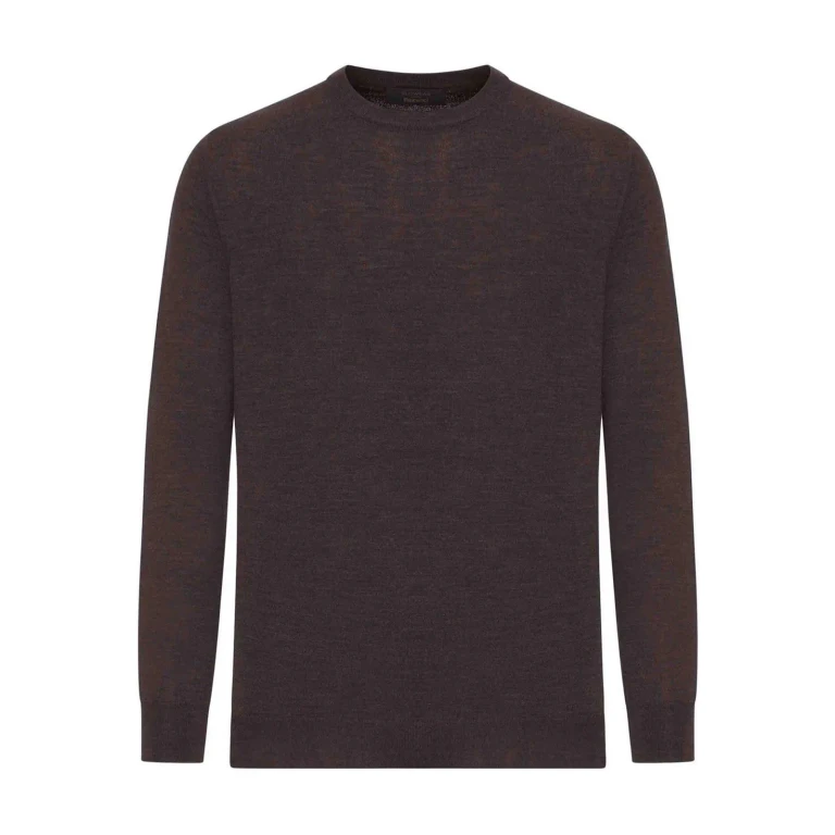Zanone Pull Col Rond - Gris