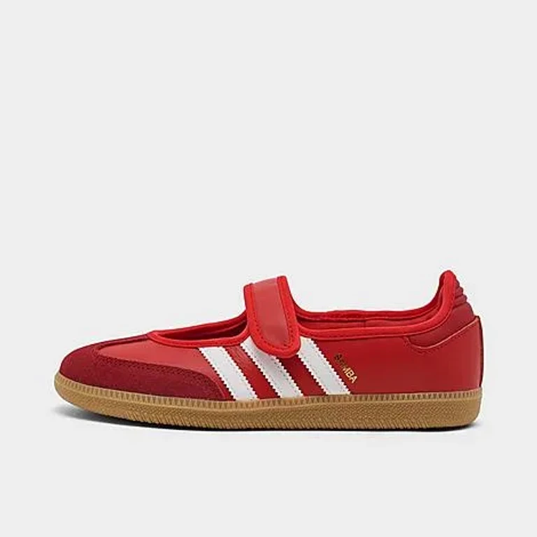 adidas Women's Originals Samba Jane Casual Shoes in Black/Carbon/Core Black Size: 5.0