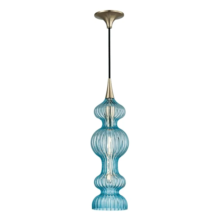 Pomfret 21" Pendant Light in Aged Brass