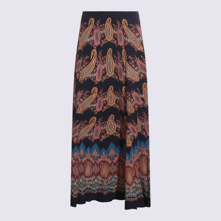 Prada Multicolor Silk Skirt