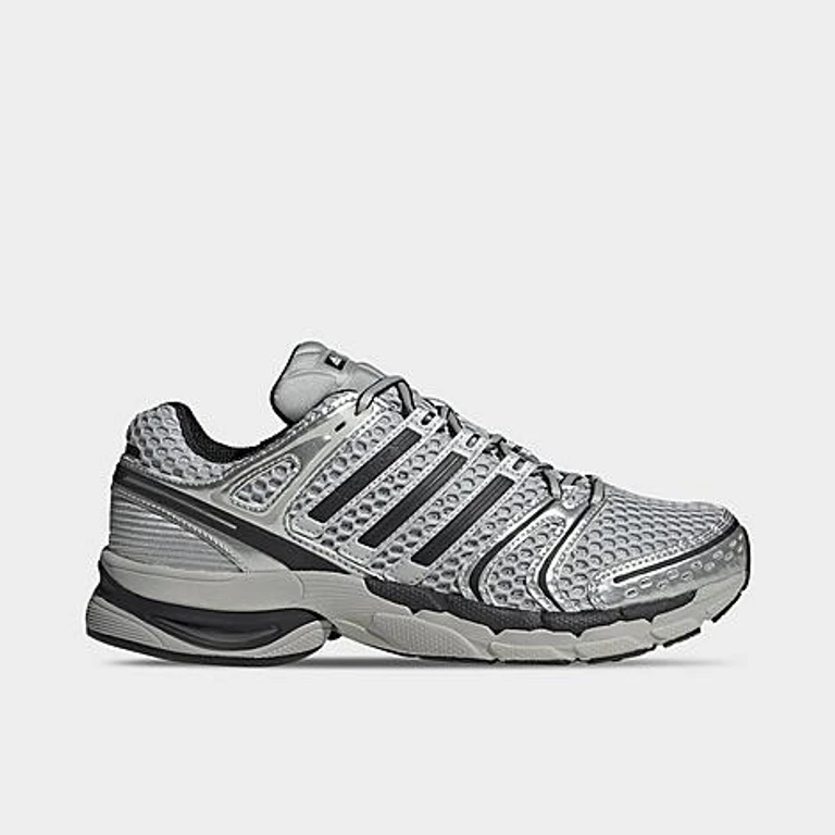 adidas Men's Adistar Control 5 Casual Shoes in Grey/Core Black/Silver Metallic Size: 7.5