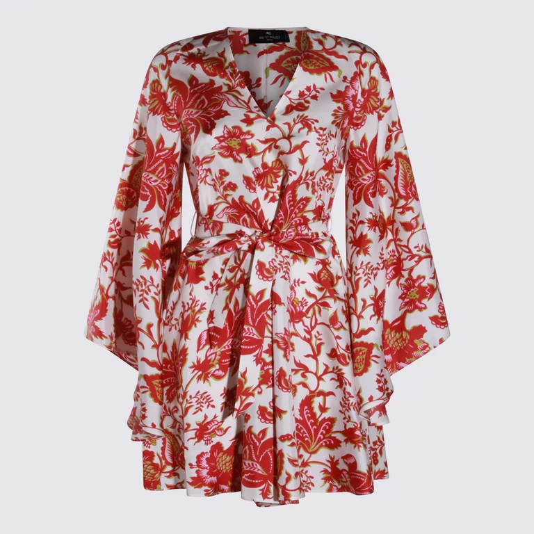 Etro Dresses Blue Silk - Women