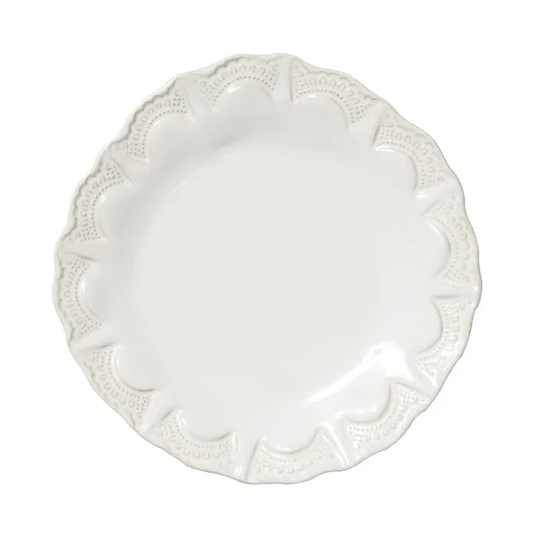 Vietri Incanto Lace Stoneware Salad Plate