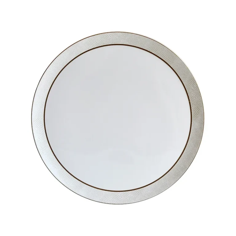 Bernardaud Sauvage White Round Tart Platter