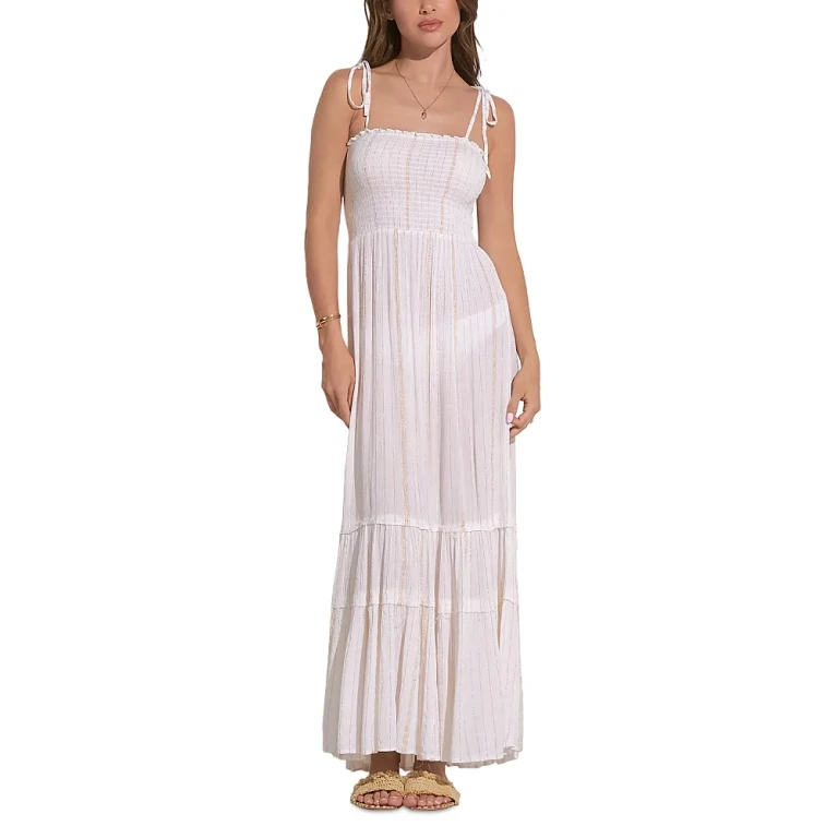 Elan Smocked Maxi Dress
