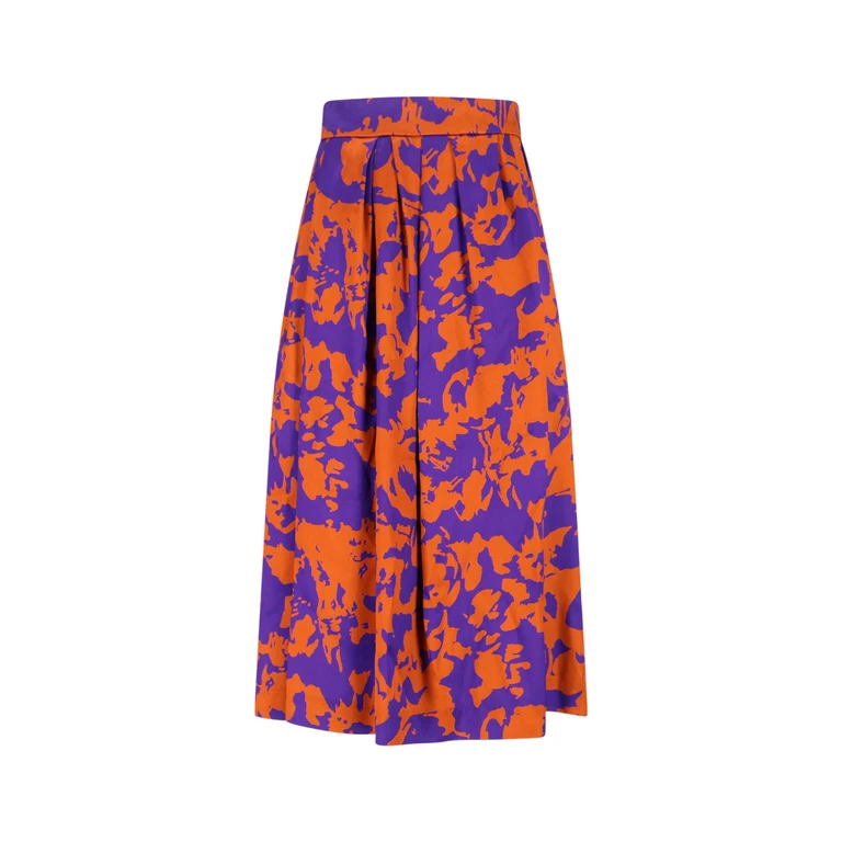 Dries Van Noten Skirts Orange Viscose - Women