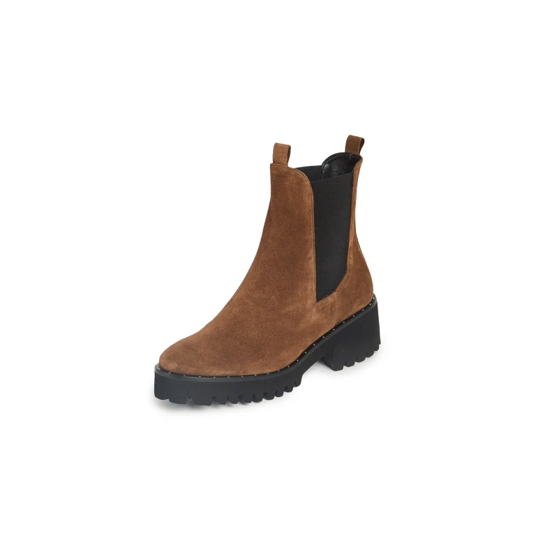 Freda Salvador Brooke Lug Sole Boots Brown 10.5