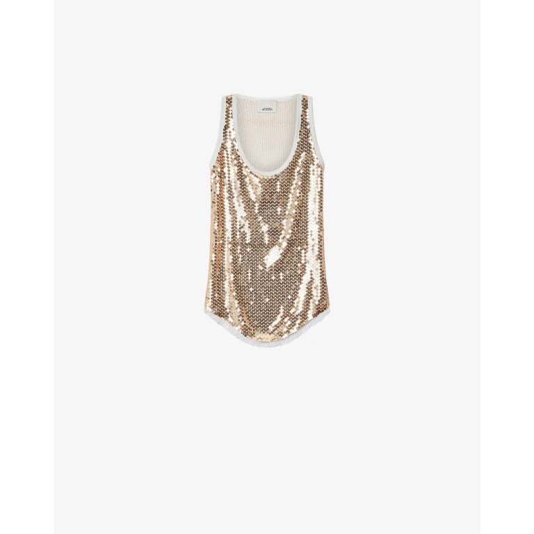 Top Renelle - Femme - Doré - Taille T0 - Isabel Marant