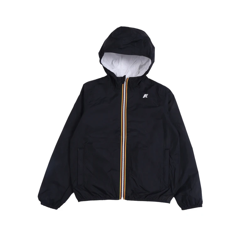 K-Way Kids P. JAKE PLUS.2 DOUBLE JACKET Blue Nylon Giubbino Corto - Kids