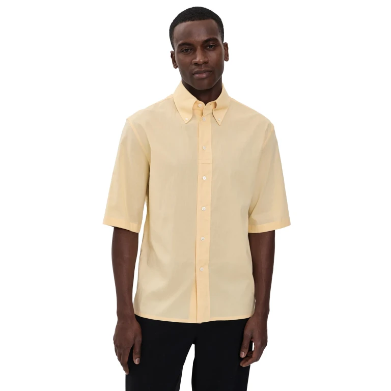 Lemaire Short Sleeve Shirt Ice Apricot 50