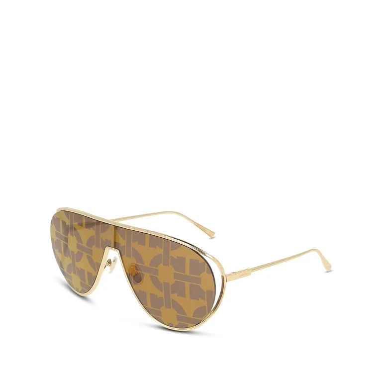 Ferragamo Gancini Lens Shield Sunglasses, 63mm