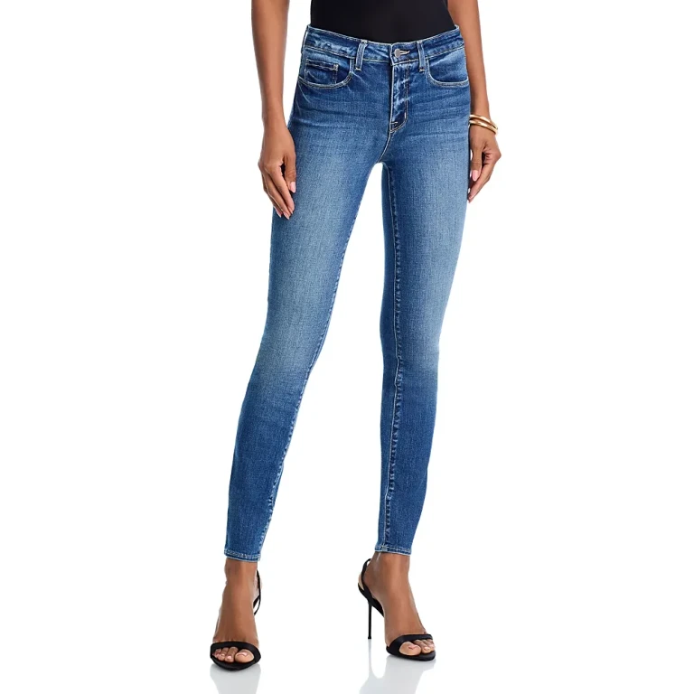 L'Agence Marguerite High Rise Skinny Jeans in Cambridge