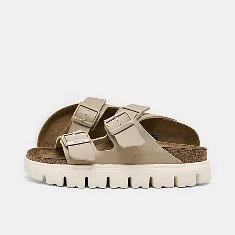 Birkenstock Women's Arizona Chunky Birko-Flor Platform Sandals in Black Size: 36