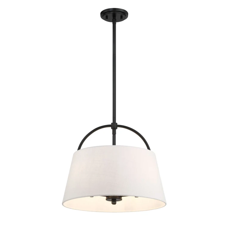Coal Three Light Island Pendant from the Headington Collection