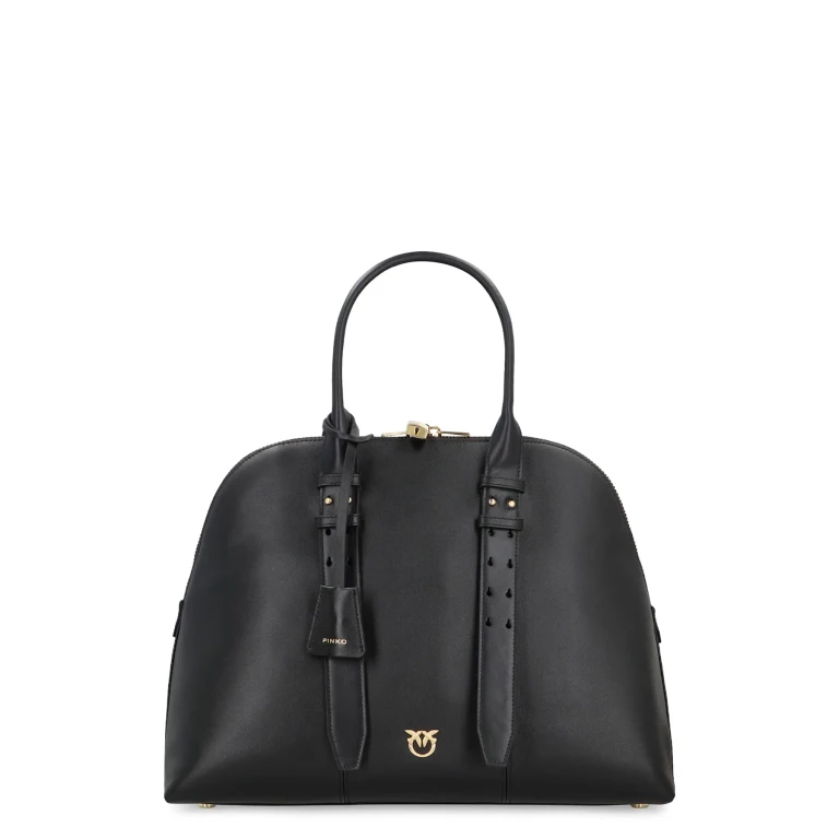 Pinko Bowling Bag Escape Maxi In Leather