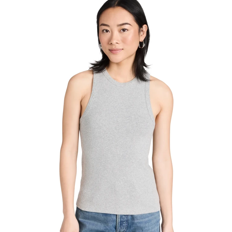 Sold Out NYC The Not So Basic Tank in Heather Grey Heather Grey S