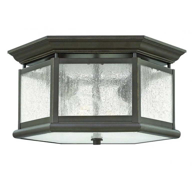 Oil Rubbed Bronze LED Flush Mount from the Edgewater Collection