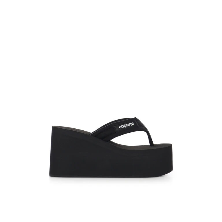 Coperni Sandals Black Polyester - Women