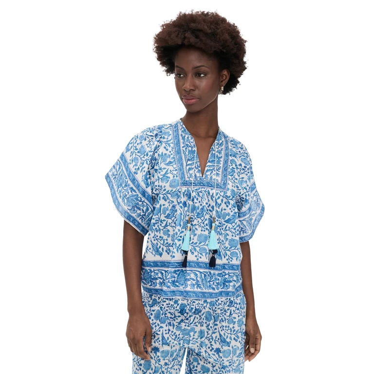 Bell Angel Top Blue White L